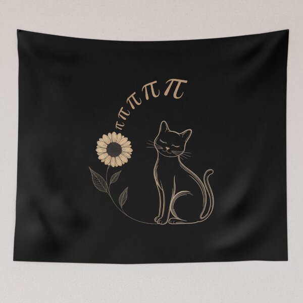 Item preview, Cat Sunflower Pi Day Math Teacher Sunshine Kitty Pi Symbols designed and sold by IdunayaStore.