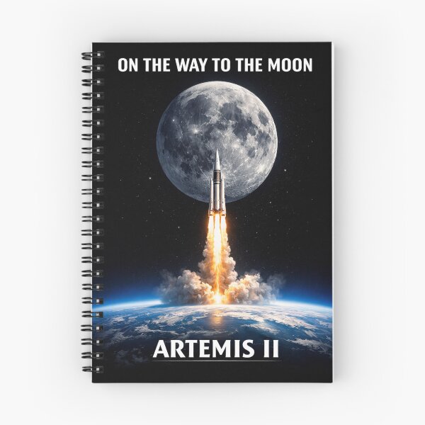 Item preview, Artemis II Cinematic Space Mission Poster Art designed and sold by wilnickvisuals.