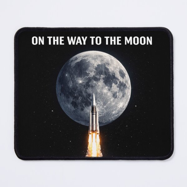 Item preview, Artemis II Cinematic Space Mission Poster Art designed and sold by wilnickvisuals.