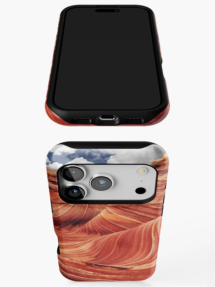 Thumbnail 3 of 4, iPhone Case, The Wave designed and sold by The Studio Red.