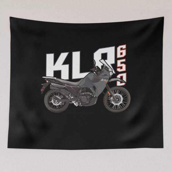 Item preview, KLR 650 Adventure Motorcycle Graphic Tee designed and sold by FroggyBaBoy.