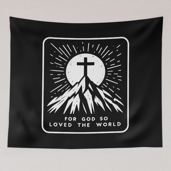Item preview, John 3:16 For God So Loved The World designed and sold by plushism.