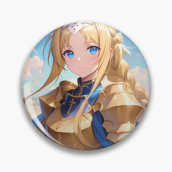 Item preview, Radiant Alice Zuberg Sword Art Online serene fantasy meadow anime beauty designed and sold by Tokyonomad.