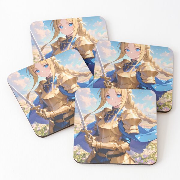 Item preview, Radiant Alice Zuberg Sword Art Online serene fantasy meadow anime beauty designed and sold by Tokyonomad.