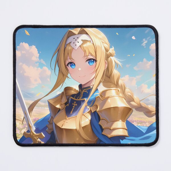 Item preview, Radiant Alice Zuberg Sword Art Online serene fantasy meadow anime beauty designed and sold by Tokyonomad.