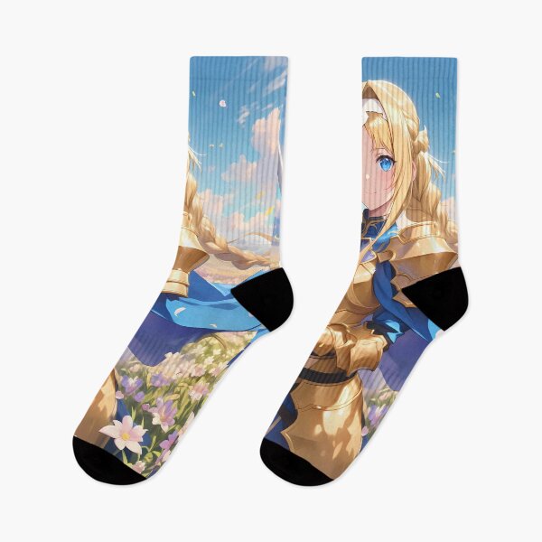 Item preview, Radiant Alice Zuberg Sword Art Online serene fantasy meadow anime beauty designed and sold by Tokyonomad.