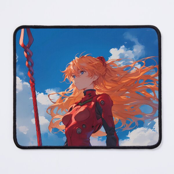 Item preview, Dynamic Asuka Langley Soryu Neon Genesis Evangelion sky warrior anime power designed and sold by Tokyonomad.