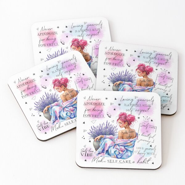 Item preview, Pink Aesthetic Self-Love and Wellness Illustration designed and sold by KrisGraphic45.