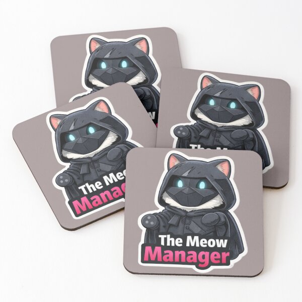 Item preview, Meow manager - the front man cat designed and sold by Mojibebe.