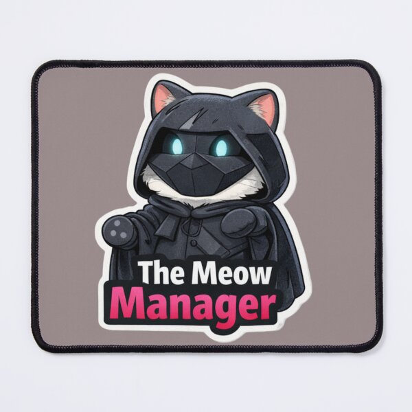 Item preview, Meow manager - the front man cat designed and sold by Mojibebe.