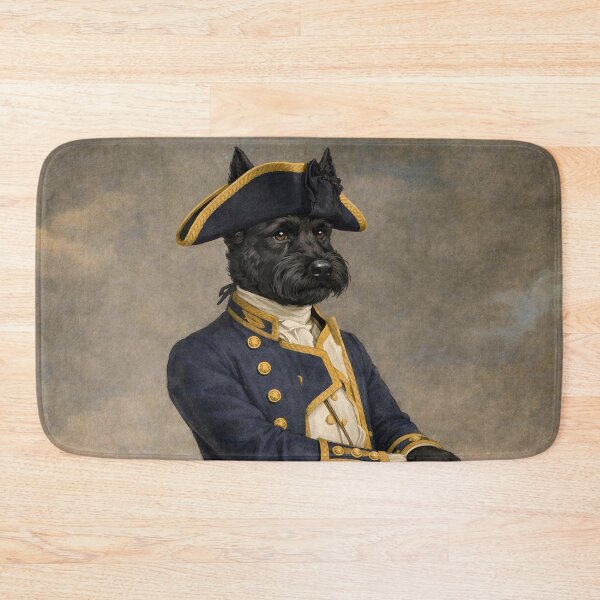 Item preview, English Navy Officer Scottish Terrier Portrait designed and sold by CJChronicles.