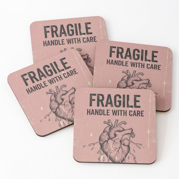 Item preview, Fragile – Heartbroken with Grunge Aesthetic designed and sold by HeyHas.