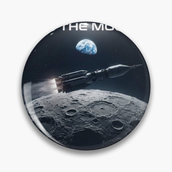 Item preview, Artemis II Mission Patch — Moon Explorer Badge designed and sold by wilnickvisuals.
