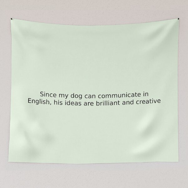Item preview, Since my dog can communicate in English, his ideas are brilliant and creative designed and sold by English Learning.