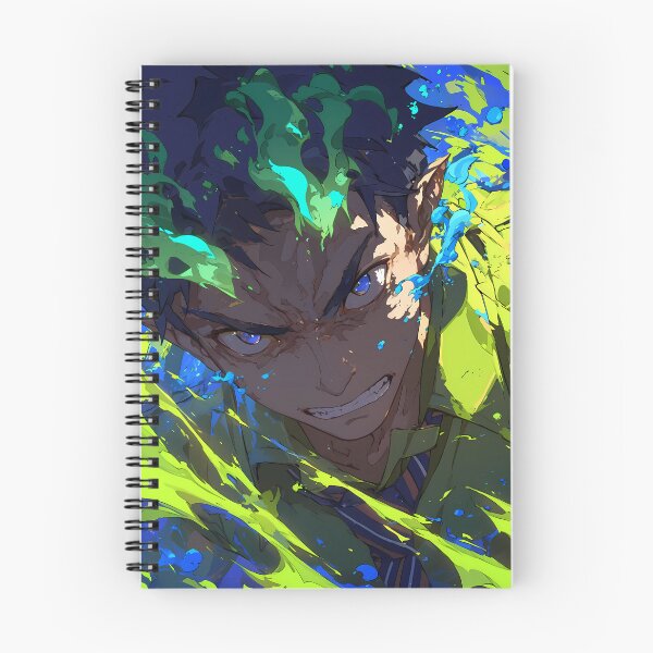 Item preview, Wild Amaimon Blue Exorcist chaotic energy vibrant supernatural anime intensity designed and sold by Tokyonomad.