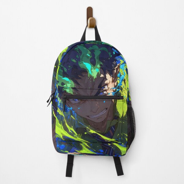 Item preview, Wild Amaimon Blue Exorcist chaotic energy vibrant supernatural anime intensity designed and sold by Tokyonomad.