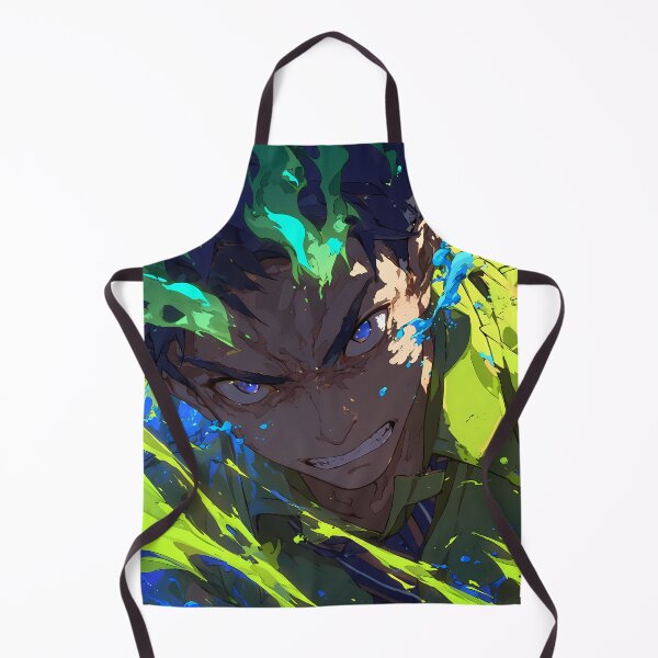 Item preview, Wild Amaimon Blue Exorcist chaotic energy vibrant supernatural anime intensity designed and sold by Tokyonomad.