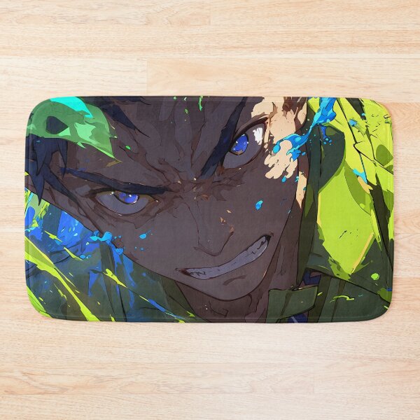 Item preview, Wild Amaimon Blue Exorcist chaotic energy vibrant supernatural anime intensity designed and sold by Tokyonomad.