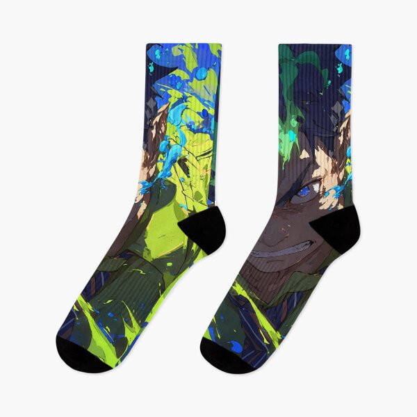 Item preview, Wild Amaimon Blue Exorcist chaotic energy vibrant supernatural anime intensity designed and sold by Tokyonomad.
