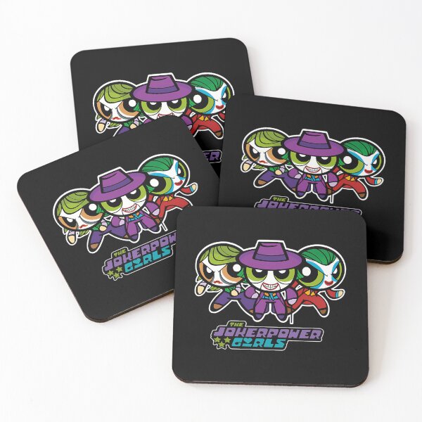 Item preview,  The Jokerpower Girls Dc Villains Powerpuff Mashup Crossover Fan designed and sold by sodoprod.