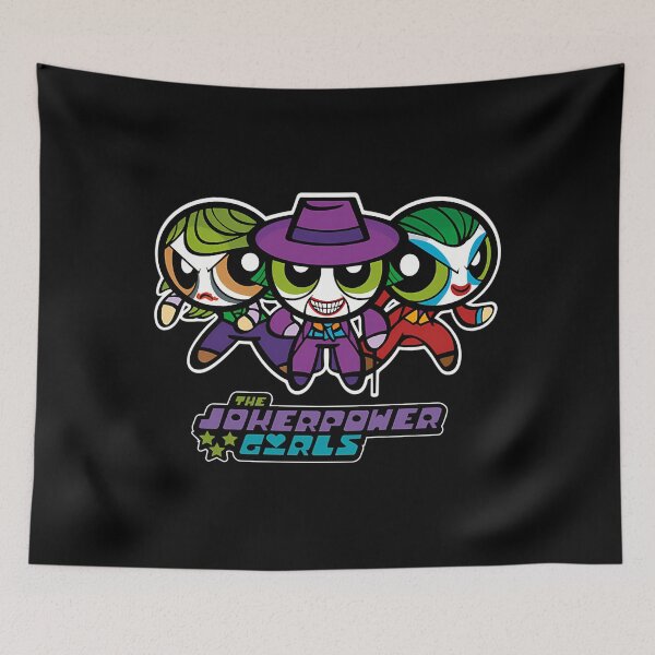 Item preview,  The Jokerpower Girls Dc Villains Powerpuff Mashup Crossover Fan designed and sold by sodoprod.