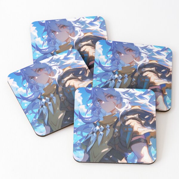 Item preview, Wild Razor Genshin Impact anime sky fierce energy freedom designed and sold by Tokyonomad.