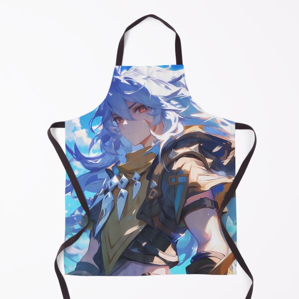 Item preview, Wild Razor Genshin Impact anime sky fierce energy freedom designed and sold by Tokyonomad.