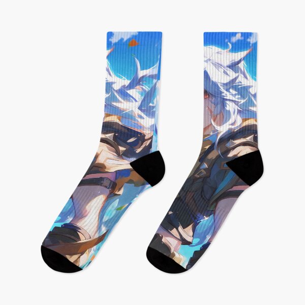 Item preview, Wild Razor Genshin Impact anime sky fierce energy freedom designed and sold by Tokyonomad.