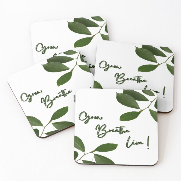 Item preview, Organic Balance - Grow Breathe Live Minimalist Botanical Art designed and sold by Leafy Logic.