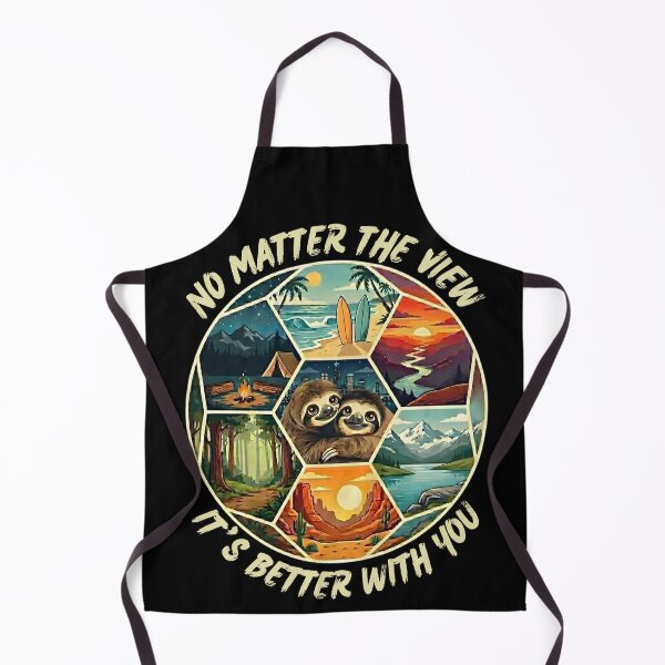 Item preview, NO MATTER THE VIEW IT'S BETTER WITH YOU- SLOTH EDITION 2 designed and sold by MogDog - Ausrally.