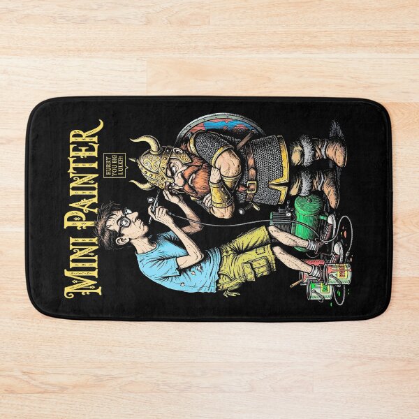 Item preview, Fantasy Miniature Painter Dwarf Funny Airbrush Painting RPG designed and sold by GrandeDuc.