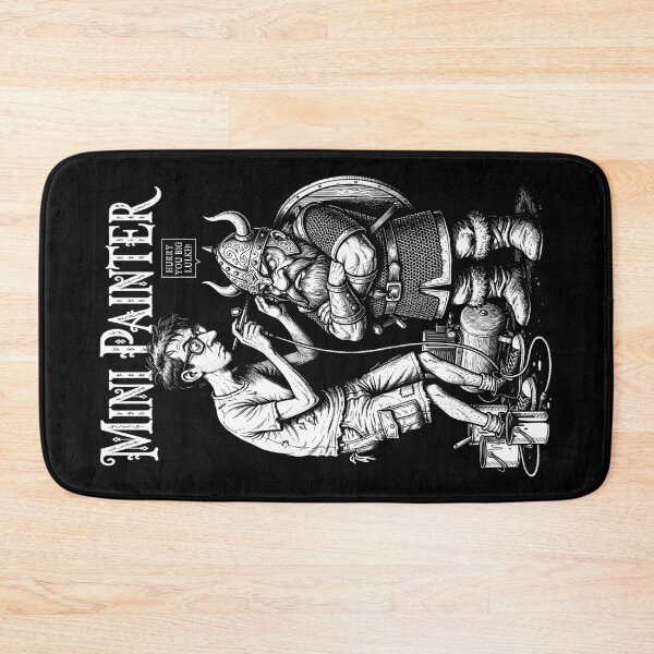 Item preview, Fantasy Miniature Painter Dwarf Funny Airbrush Painting RPG designed and sold by GrandeDuc.