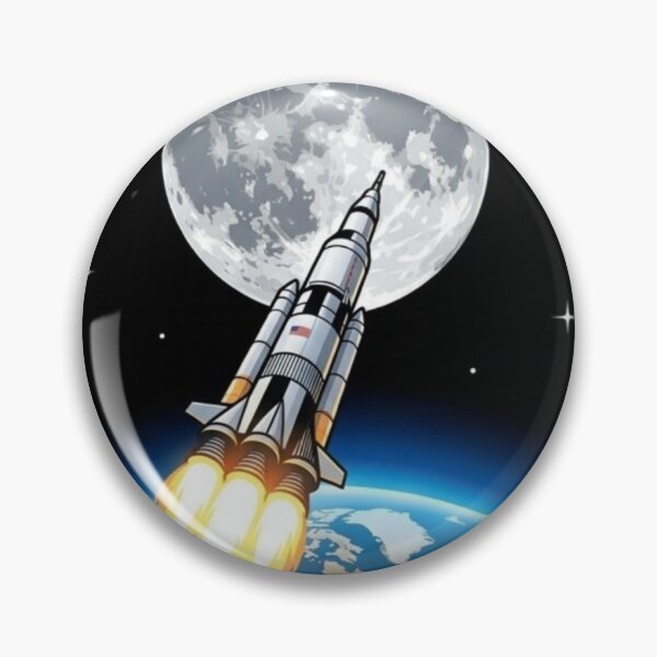 Item preview, Artemis II Moon Launch — Illustrated Space Poster designed and sold by wilnickvisuals.