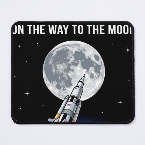 Item preview, Artemis II Moon Launch — Illustrated Space Poster designed and sold by wilnickvisuals.