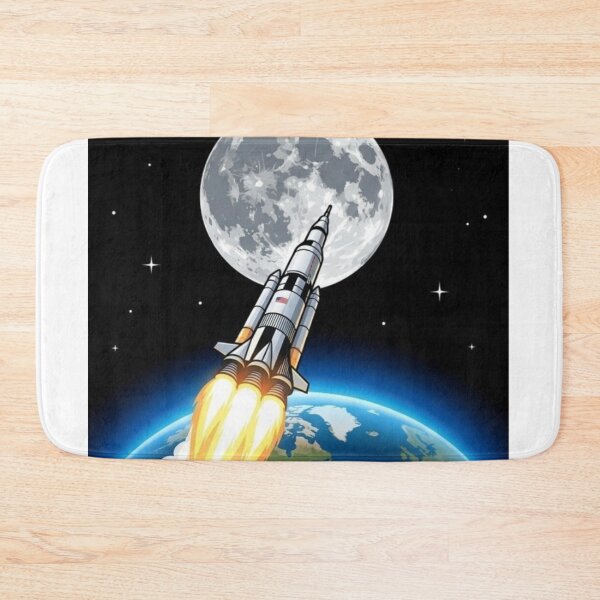 Item preview, Artemis II Moon Launch — Illustrated Space Poster designed and sold by wilnickvisuals.