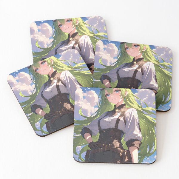Item preview, Brilliant Alina Gray Magia Record anime sky magic vibrant mystic charm designed and sold by Tokyonomad.