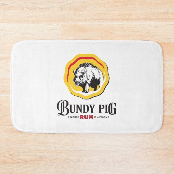 Item preview, Bundy Pig Boar (Black Text) designed and sold by Oleksandrshopp.