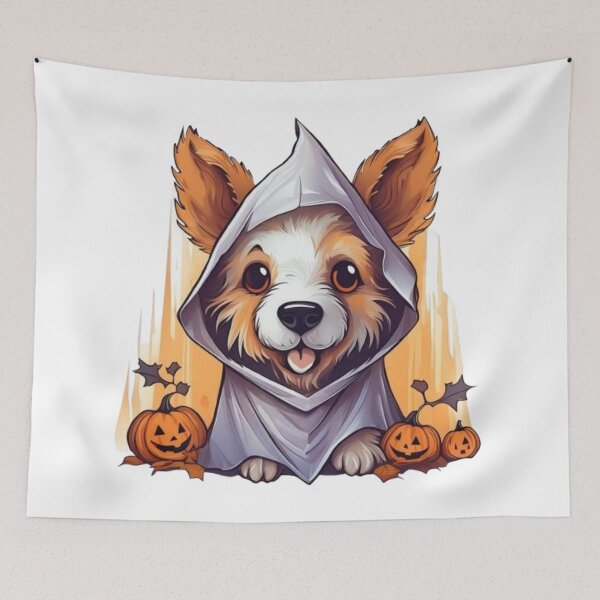 Item preview, Cute Corgi Ghost Halloween designed and sold by KrisGraphic45.