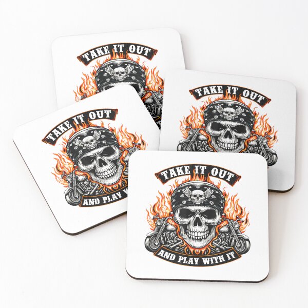 Item preview, Funny Take it Out Play with it Skeleton Biker Motorcycle designed and sold by alber-garnell.