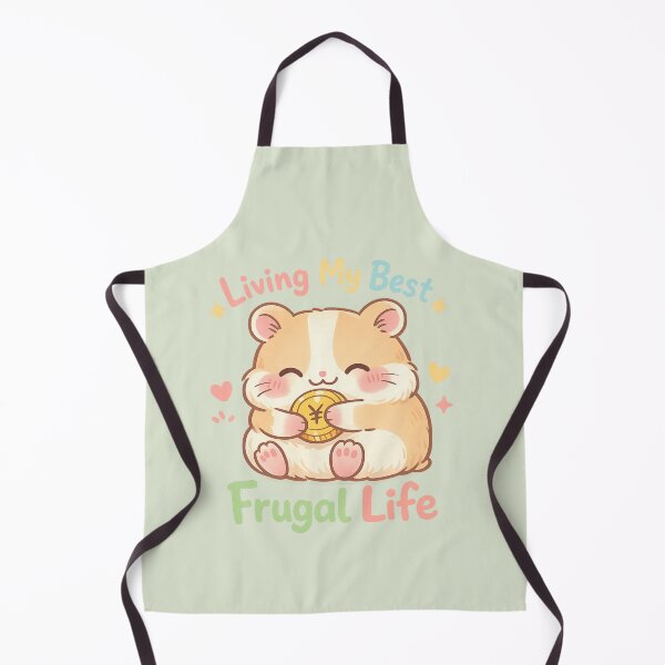 Item preview, Cute Frugal Hamster Hugging Coin | Kawaii Cozy Budget Life Aesthetic designed and sold by PopCulturePixel.