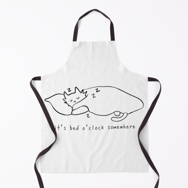 Item preview, It's Bed O'Clock Somewhere - Sleepy Kitty designed and sold by rornelson.