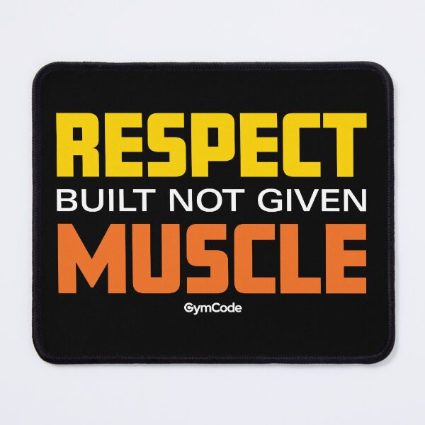 Item preview, Respect and Muscle Built Not Given Tee designed and sold by GymCode.