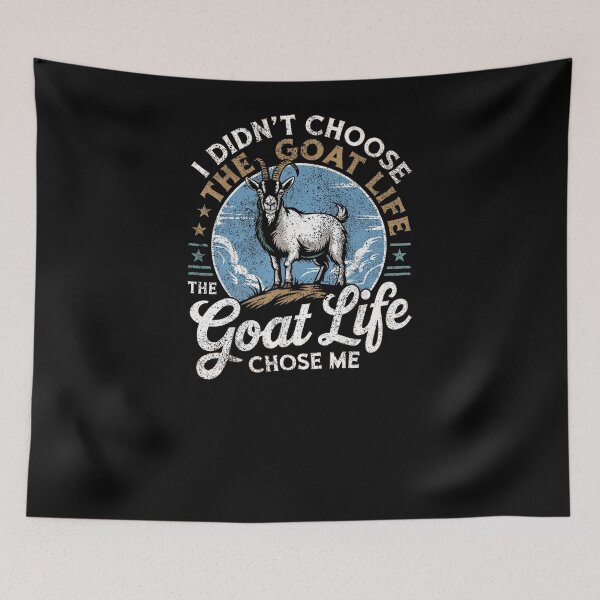 Item preview, I Didn’t Choose The Goat Life The Goat Life Chose Me T-Shirt – Funny Goat Lover Vintage Graphic designed and sold by alber-garnell.