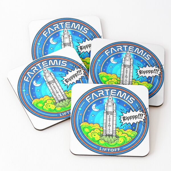 Item preview, Fartemis Mission Patch: The Silent (But Deadly) Launch designed and sold by CleverCulture.