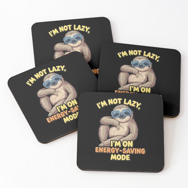 Item preview, Stylish Sloth Energy Saving Mode designed and sold by UrbanPrts.