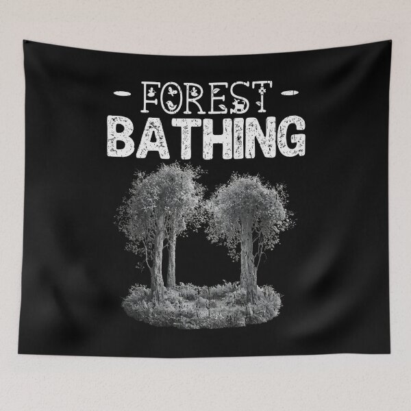 Item preview, Forest Bathing wilderness hiking Nature Therapy Trees forest is my happy place designed and sold by Jt41.
