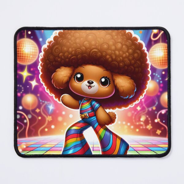 Item preview, Cute Caramel Dog Disco Dance Cartoon designed and sold by CuteThingsWorld.