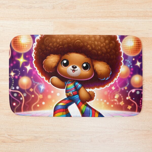 Item preview, Cute Caramel Dog Disco Dance Cartoon designed and sold by CuteThingsWorld.
