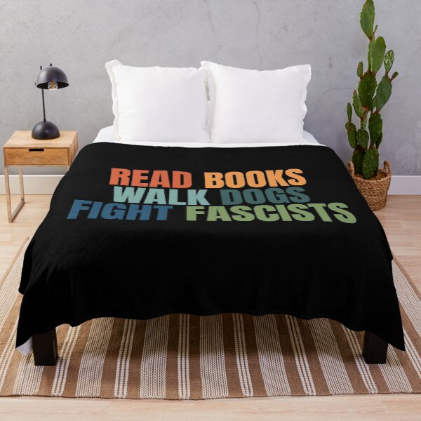 Item preview, Read Books Walk Dogs and Fight Fascists designed and sold by Dondonmart.