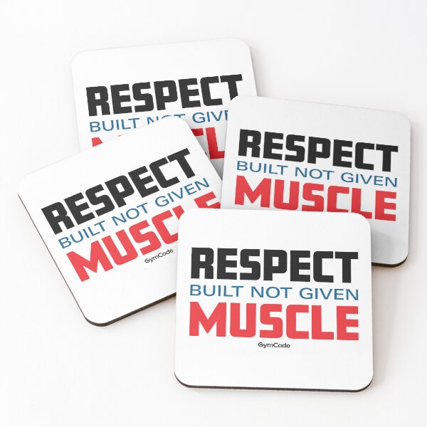 Item preview, Respect and Muscle Built Not Given designed and sold by GymCode.